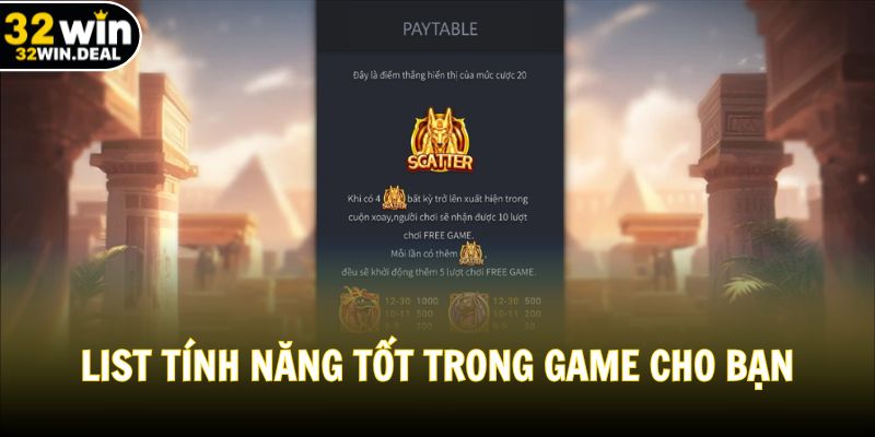 List tính năng tốt trong game cho bạn