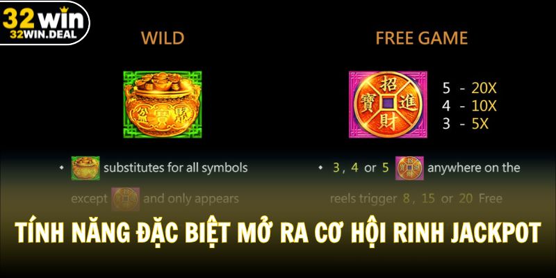 Tính năng đặc biệt mở ra cơ hội rinh jackpot